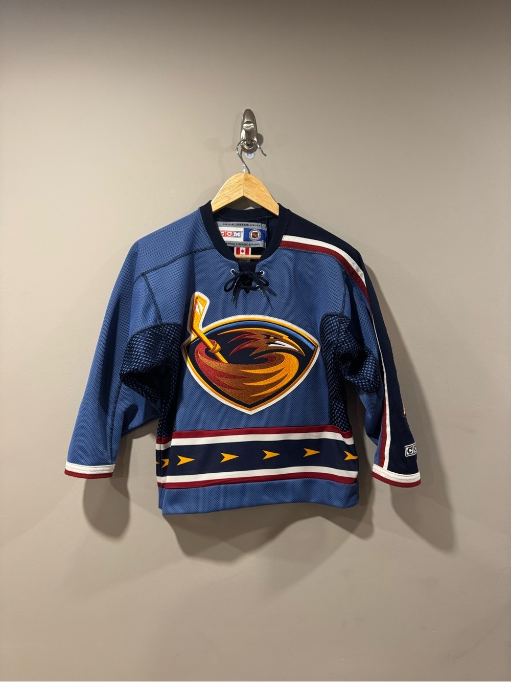 Atlanta Thrashers Third Alternate NHL Hockey Jersey - Air Knit Original